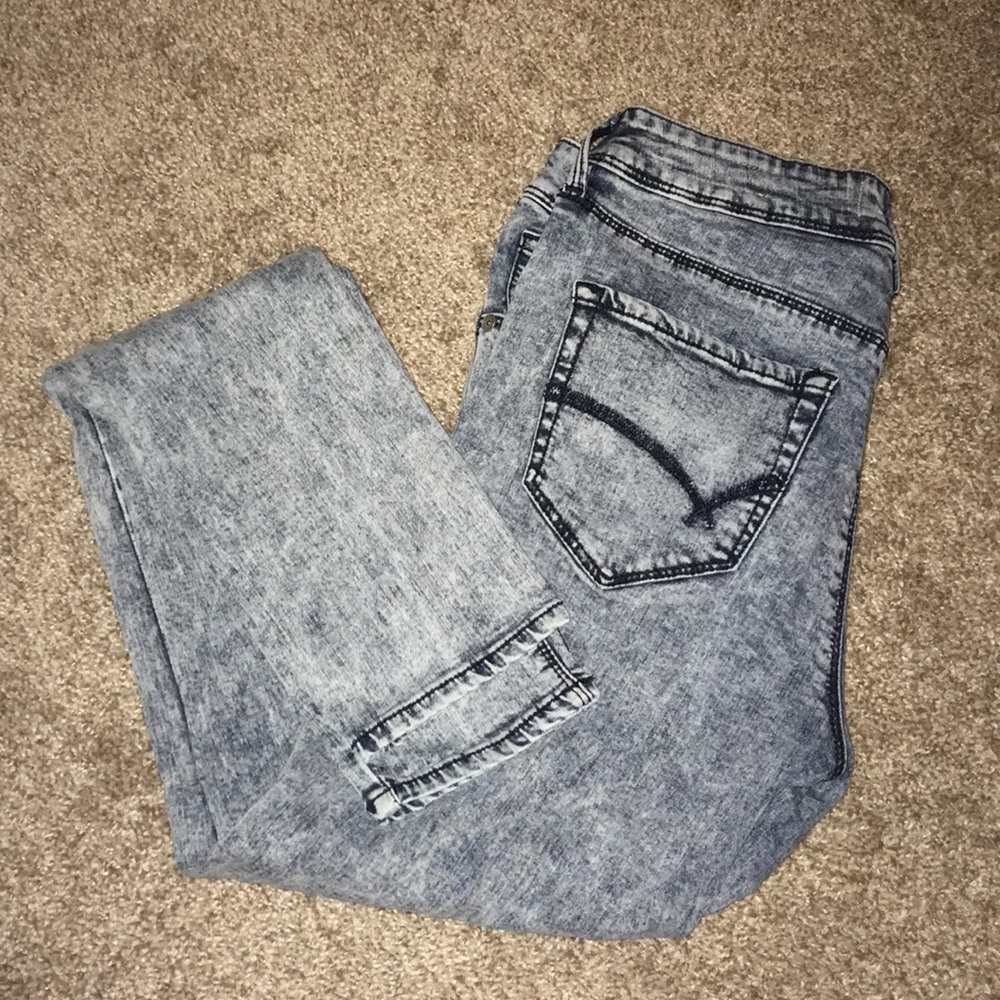 Acid Wash Skinny Jeans
